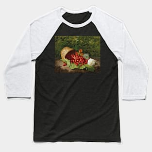 Basket of Strawberries by William Hammer Baseball T-Shirt